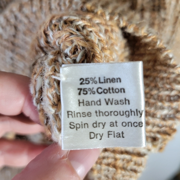 Mens Donegal Woollen Products Hand loomed in Ireland Linen Cotton Sweater S XXL - Picture 8 of 9